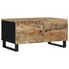 vidaXL Table basse 80x50x40 cm Bois de manguier solide et d'ing&eacute;nierie