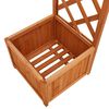 vidaXL Pergola de jardin avec jardinière Bois pin massif