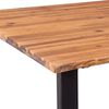 vidaXL Table de salle à manger bois d'acacia massif 200x90 cm