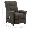 vidaXL Fauteuil &eacute;lectrique de massage taupe tissu