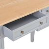 vidaXL Bureau Gris 109,5 x 45 x 77,5 cm Bois