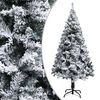 vidaXL Arbre de No&euml;l artificiel pr&eacute;-&eacute;clair&eacute; et boules vert 150 cm PVC