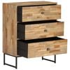 vidaXL Buffet Bois de teck recycl&eacute; 60x30x75 cm