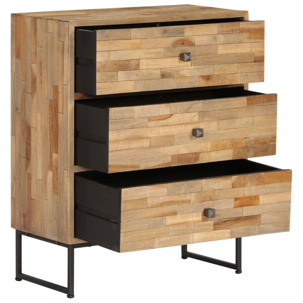 vidaXL Buffet Bois de teck recycl&eacute; 60x30x75 cm