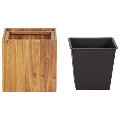 vidaXL Lit surélevé de jardin 33,5x33,5x33,5 cm Bois massif d'acacia