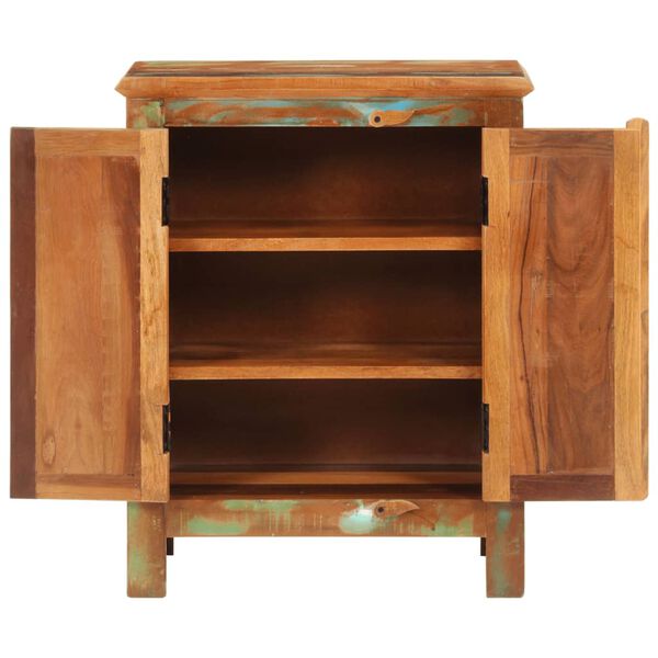 vidaXL Buffet avec 2 portes 55x30x70 cm bois massif de récupération