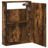 vidaXL Armoire &agrave; miroir de salle de bain ch&ecirc;ne fum&eacute; bois d&rsquo;ing&eacute;nierie