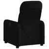 vidaXL Fauteuil inclinable de massage &eacute;lectrique noir tissu