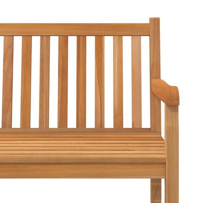 vidaXL Banc de jardin 150 cm Bois de teck solide