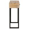 vidaXL Table console 100x30x75 cm Bois de manguier massif