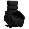 vidaXL Fauteuil inclinable électrique noir similicuir