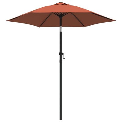 vidaXL Parasol Terre cuite 200x224 cm Aluminium