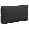 vidaXL Coussins de palette lot de 3 noir tissu