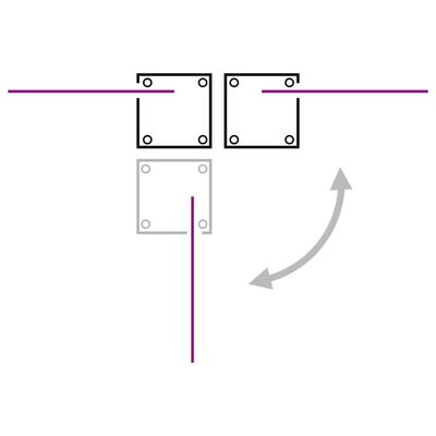 vidaXL Auvent latéral rétractable Crème 120 x 600 cm