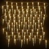 vidaXL Guirlande lumineuse &agrave; gla&ccedil;ons de No&euml;l 100 pcs blanc acrylique