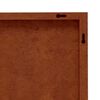 vidaXL D&eacute;coration murale jardin 105x55 cm acier corten design bambou