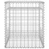 vidaXL Poteaux &agrave; panier de gabion 2 pcs 50x50x60 cm Fer
