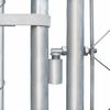 vidaXL Chenil ext&eacute;rieur pour chiens Acier galvanis&eacute; 4x4x1 m