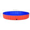 vidaXL Piscine pliable pour chiens Rouge 200x30 cm PVC