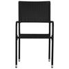 vidaXL Ensemble &agrave; manger de jardin 3 pcs Noir