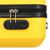 vidaXL Valise rigide 3 pcs Jaune ABS
