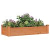 vidaXL Lit sur&eacute;lev&eacute; de jardin doublure 120x45x25 cm bois massif sapin