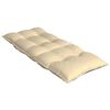 vidaXL Coussins de chaise &agrave; dossier haut lot de 2 beige tissu oxford
