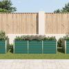 vidaXL Lit surélevé de jardin Acier galvanisé 240x80x77 cm Vert