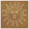 vidaXL Décoration murale jardin 55x55 cm acier corten design du soleil