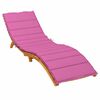 vidaXL Coussin de chaise longue rose tissu oxford