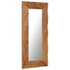 vidaXL Miroir cosm&eacute;tique 50x110 cm Bois solide d'acacia