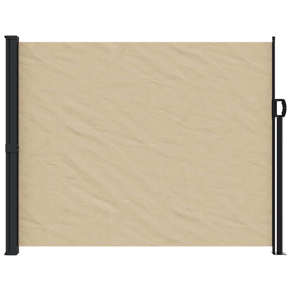 vidaXL Auvent lat&eacute;ral r&eacute;tractable beige 160x600 cm