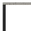 vidaXL Ensemble &agrave; manger de jardin et coussins 2 pcs gris rotin