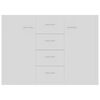 vidaXL Buffet Blanc 88x30x65 cm Bois d'ing&eacute;nierie