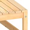 vidaXL Repose-pieds de jardin avec coussins lot de 2 Pin massif