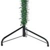 vidaXL Demi sapin de No&euml;l artificiel mince avec support Vert 180 cm
