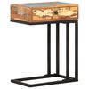 vidaXL Table d'appoint en U 45x30x61 cm Bois de r&eacute;cup&eacute;ration massif