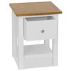 vidaXL Tables de chevet 2 pcs 36x30x47 cm bois de chêne massif