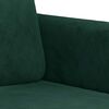 vidaXL Fauteuil Vert fonc&eacute; 60 cm Velours