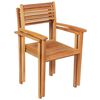 vidaXL Ensemble à manger de jardin 9 pcs Bois de teck massif