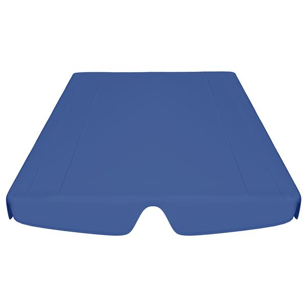 vidaXL Toit de rechange de balan&ccedil;oire bleu 150/130x105/70 cm