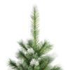 vidaXL Sapin de No&euml;l artificiel &agrave; charni&egrave;res avec neige floqu&eacute;e 150 cm