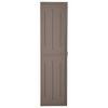 vidaXL Armoire de rangement jardin Marron 65x45x172 cm PP Aspect bois