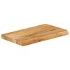 vidaXL Dessus de table à bord vivant 60x20x3,8 cm bois massif manguier