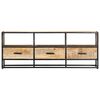 vidaXL Meuble TV 120x30x45 cm Bois solide de manguier