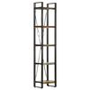 vidaXL Biblioth&egrave;que 5 niveaux 40x30x180 cm Bois de r&eacute;cup&eacute;ration massif