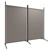 vidaXL Cloison de s&eacute;paration 2 panneaux Anthracite 175x180 cm Tissu
