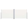 vidaXL Auvent latéral rétractable Crème 120 x 1000 cm