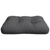 vidaXL Coussin de palette 50x50x12 cm gris tissu