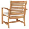 vidaXL Chaises de jardin 2 pcs Naturel 60 x 65 x 76.5 cm